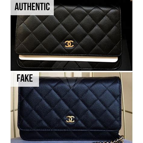 chanel wallet original vs fake|authentic copy of chanel handbags.